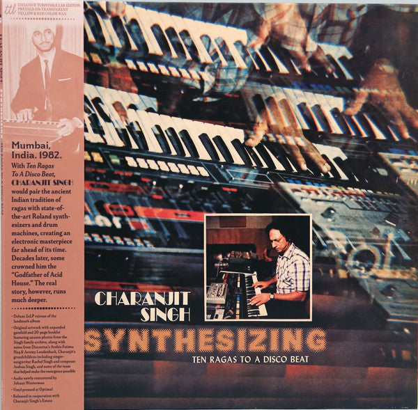Charanjit Singh-Synthesizing - Ten Ragas To A Disco Beat (Clear Vinyl)