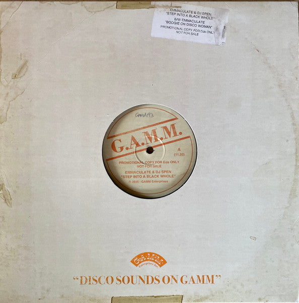 Emmaculate & DJ Spen-Step Into A Black Whole / Boogie On Disco Woman