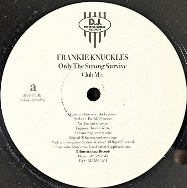 Frankie Knuckles-Only The Strong Survive