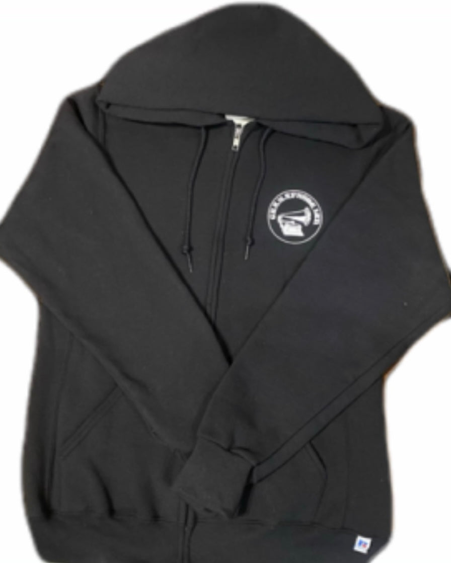 Gramaphone Zip-Up Hoodie