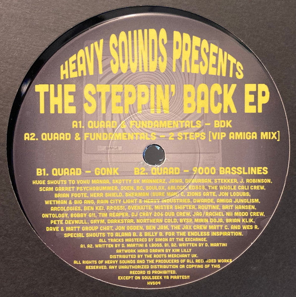 Quaad & Fundamentals-The Steppin' Back EP