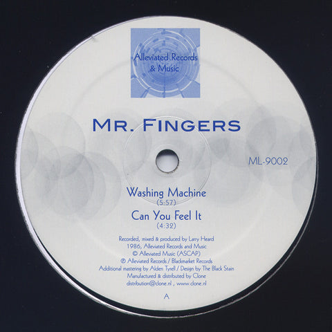 Mr. Fingers-Washing Machine / Can You Feel It