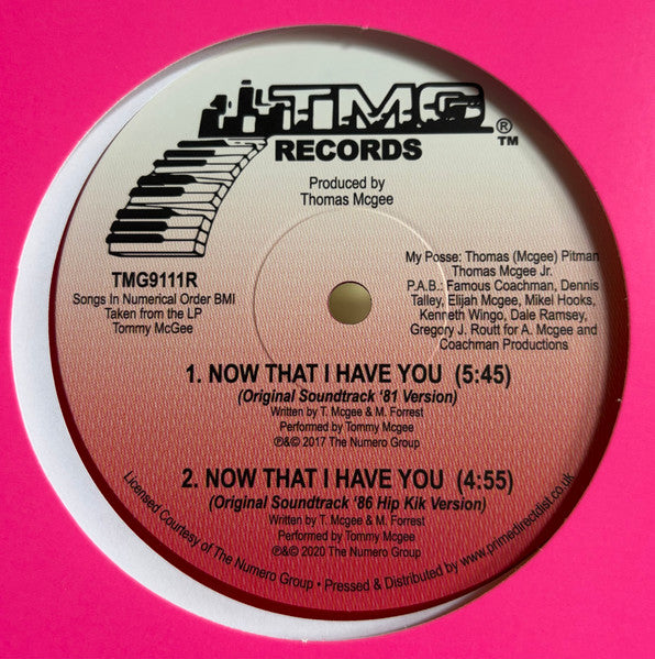 Tommy McGee – Now That I Have You – Gramaphone Records