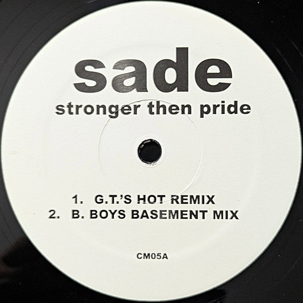 Sade-Stronger Then Pride (House Mixes)