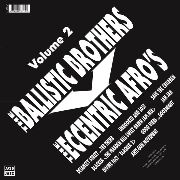 The Ballistic Brothers Vs. The Eccentric Afros-Volume 2
