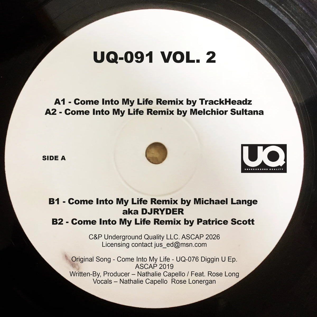 Various - Come Into My Life Remixes Vol. 2