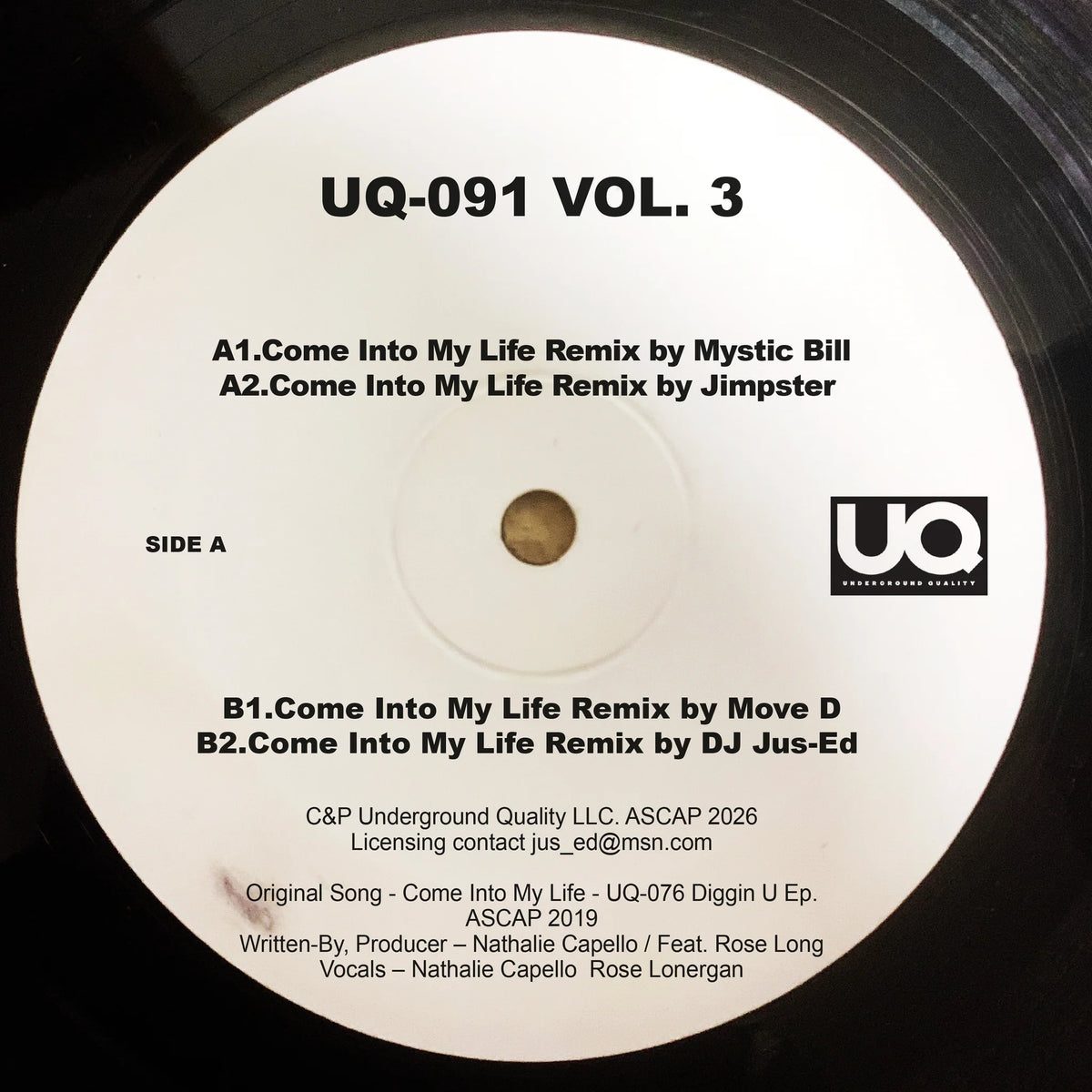 Various - Come Into My Life Remixes Vol. 3