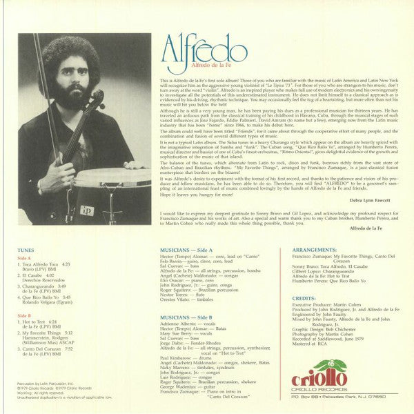 Alfredo De La Fé-Alfredo