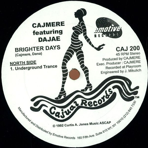 Cajmere Featuring Dajae / Cajmere Featuring Derrick Carter-Brighter Days / Dreaming EP