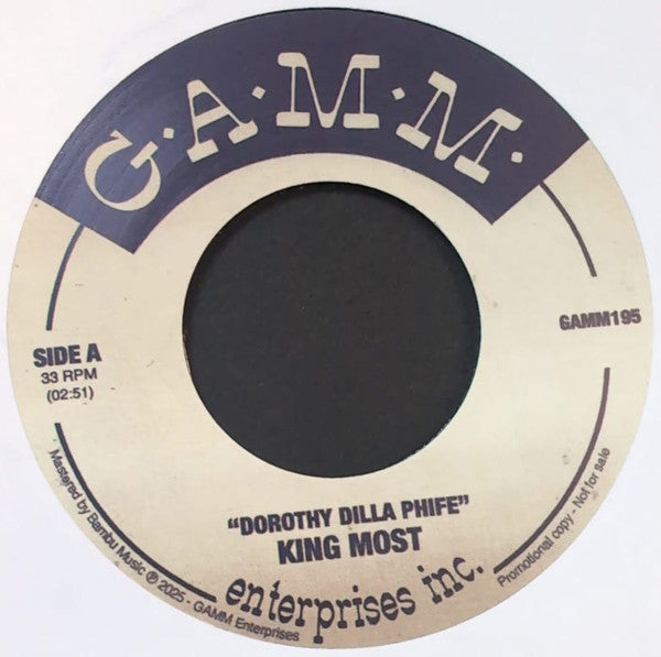 King Most-Dorothy Dilla Phife / Honey Caldwell – Gramaphone Records