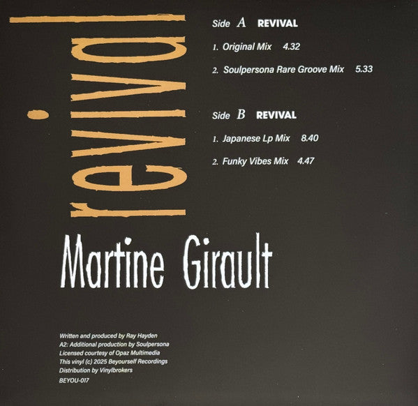 Martine Girault-Revival