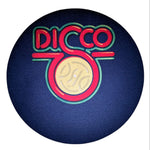 Disco Label Red Blue slipmat
