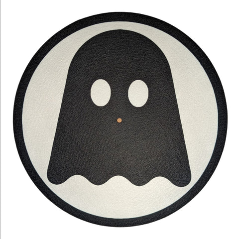 Ghostly International Slipmat [Black ghost]