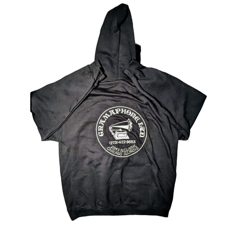 Gramaphone Hoodie Sweatshirt [Logo on Back]