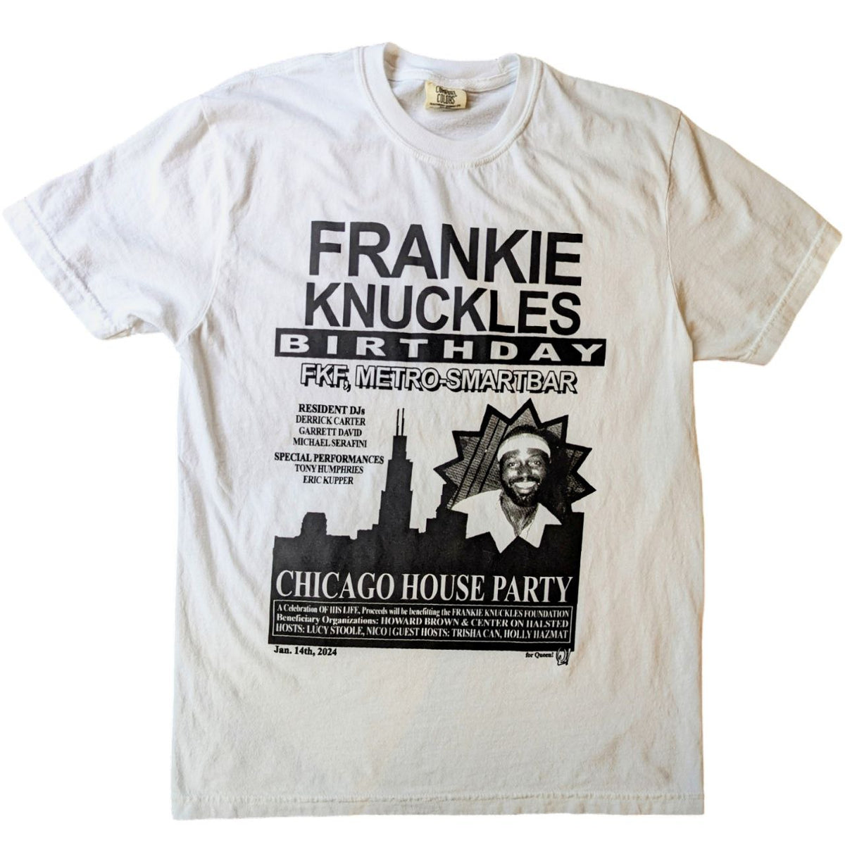 Frankie Knuckles Birthday T Shirt – Gramaphone Records