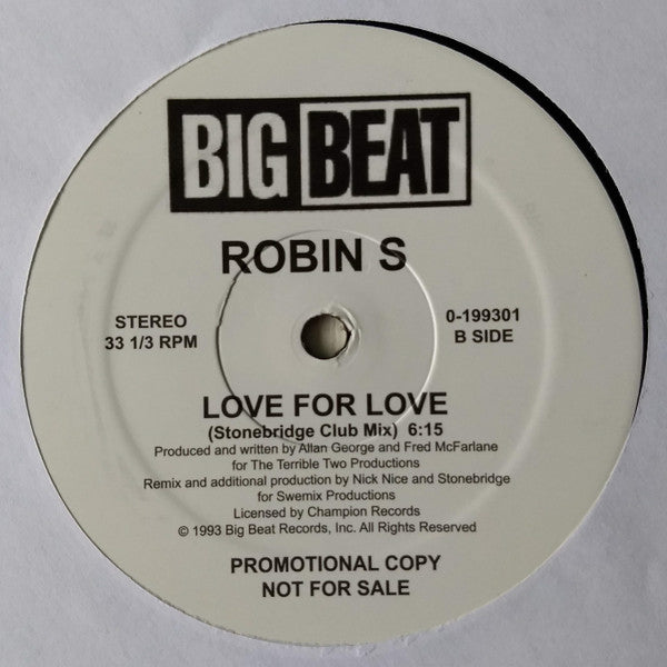 Robin S-Show Me Love / Love For Love