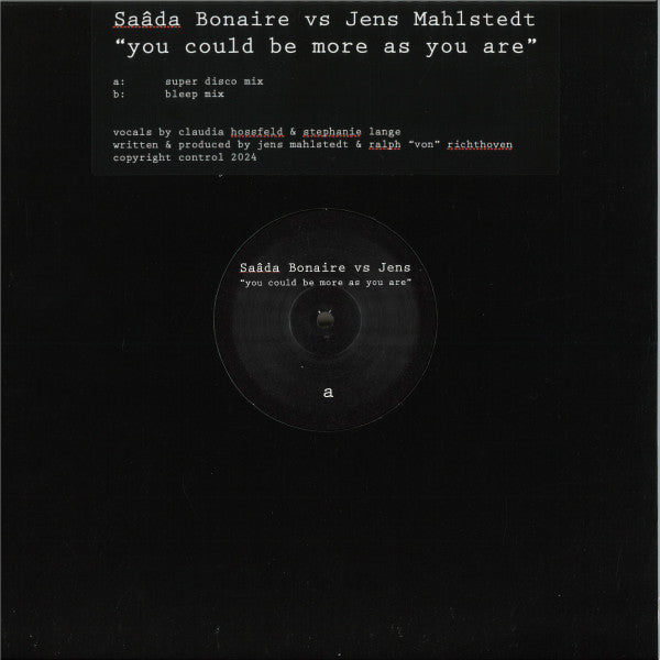 Saâda Bonaire vs Jens Mahlstedt-You Could Be More As You Are