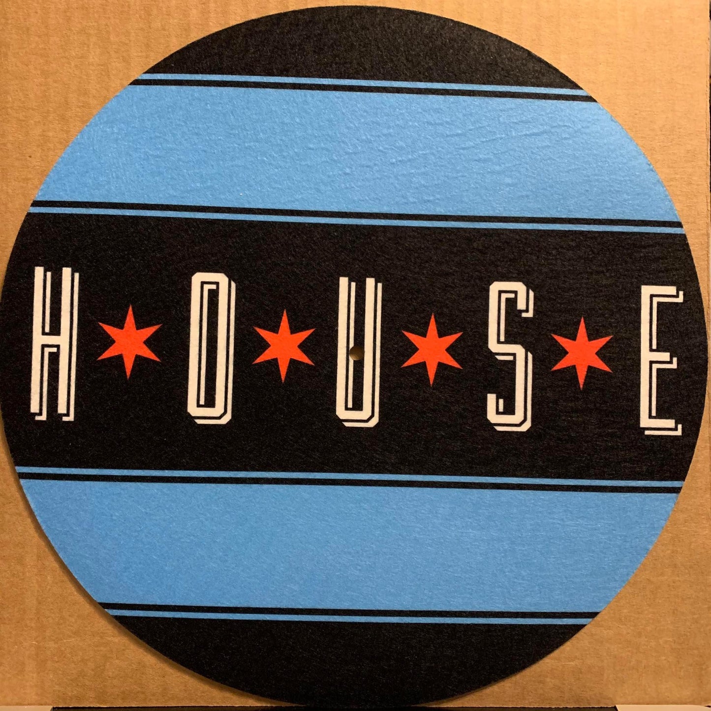 Chicago House Flag Slipmat (Black Edition)