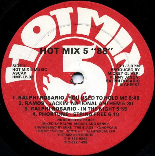 Various – Best Of Hot Mix 5 '88