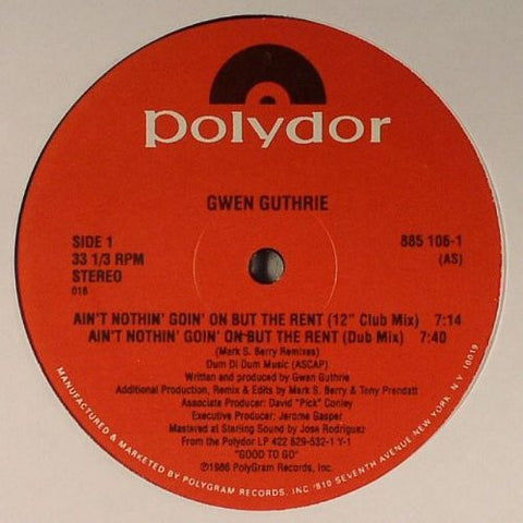 Gwen Guthrie - Ain't Nothin' Goin' On But The Rent