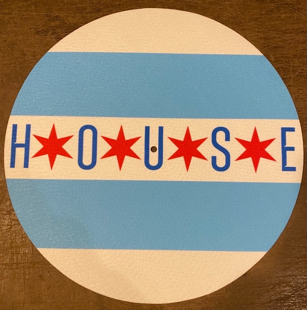 Chicago House Flag Slipmat (White Edition)