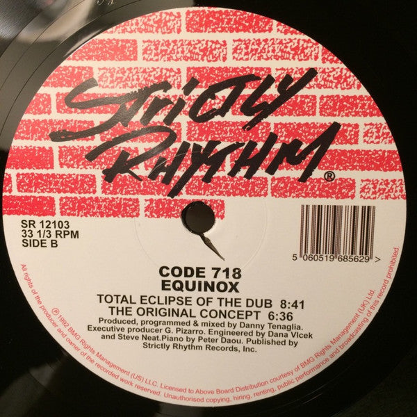 (Danny Tenaglia) Code 718 – Equinox