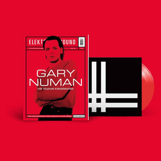 Electronic Sound: Issue 130 Gary Numan + ‘I’m An Agent‘ / ‘Remind Me To Smile‘ transparent red vinyl seven-inch single