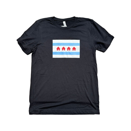 Chicago House Flag T Shirt