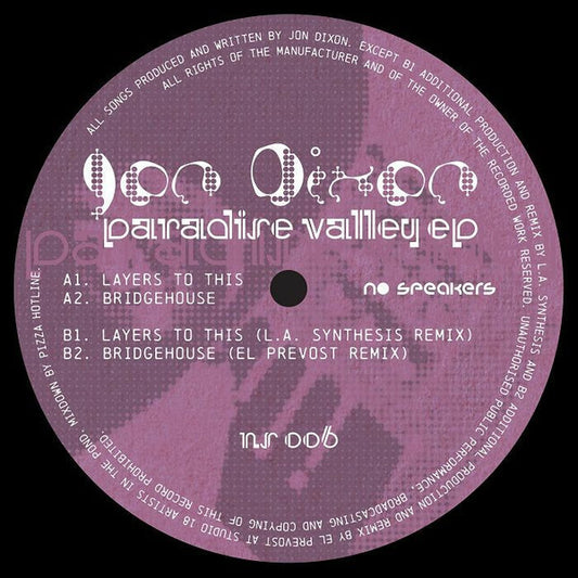 Jon Dixon - Paradise Valley EP