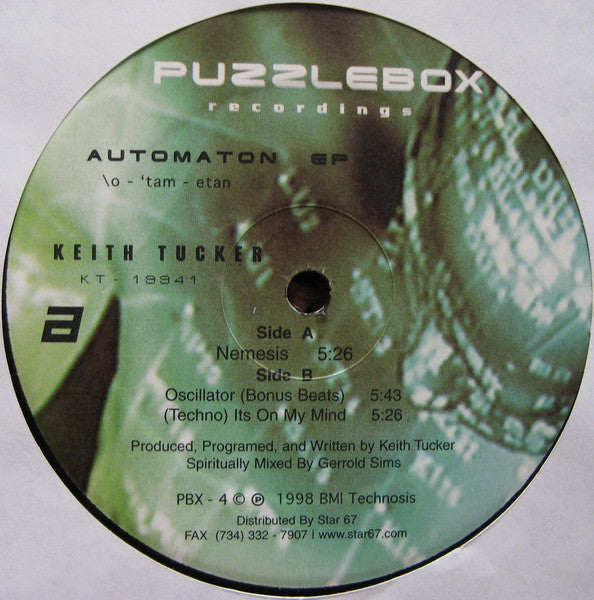 Keith Tucker - Automaton EP