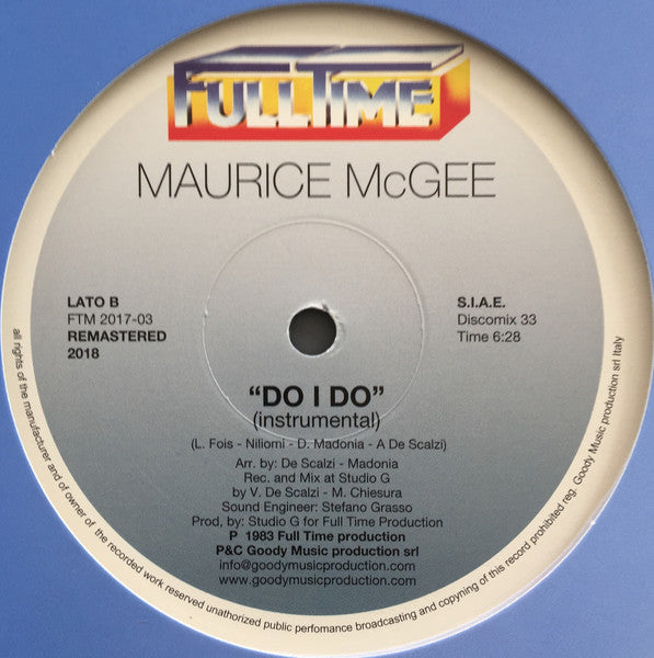 Maurice McGee-Do I Do