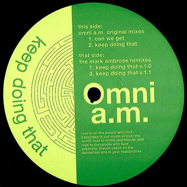 Omni A.M.-Keep Doing That