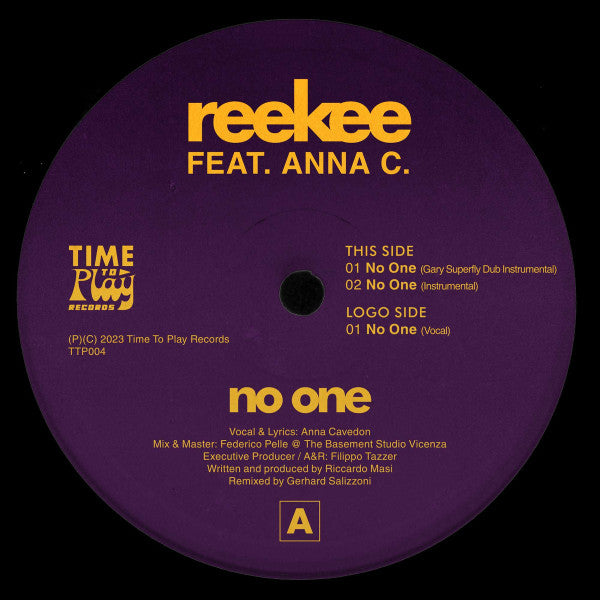 Reekee Feat. Anna C.-No One