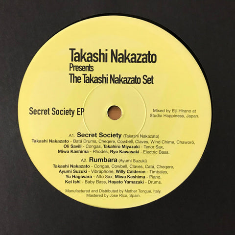 Takashi Nakazato Presents The Takashi Nakazato Set-Secret Society EP
