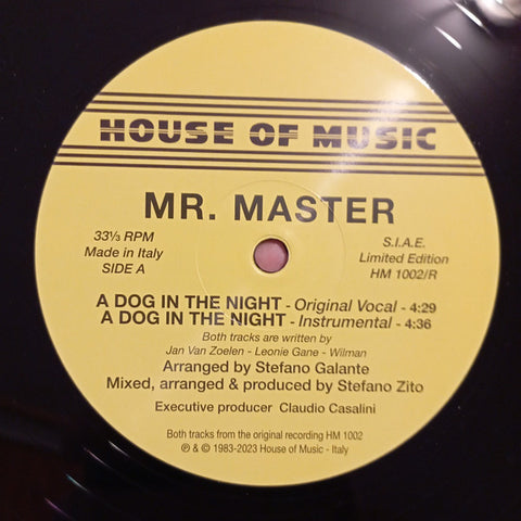 Mr. Master-A Dog In The Night