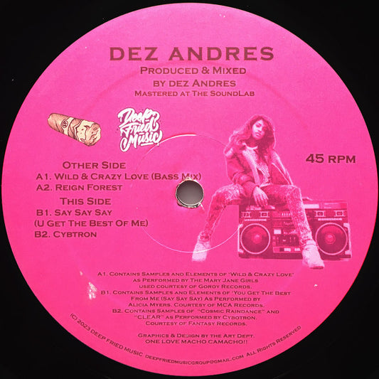 Dez Andres - Wild And Crazy Love EP (White-Pink Splatter Vinyl)