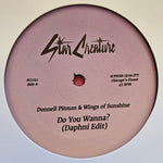 Donnell Pitman & Wings Of Sunshine-Do You Wanna (Daphni Remix) / Summertime Girls EP