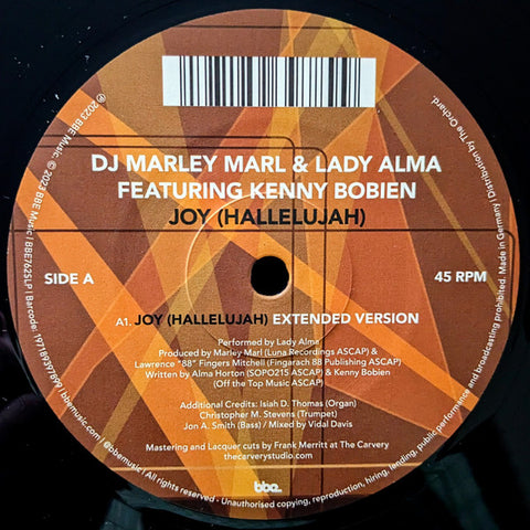 DJ Marley Marl & Lady Alma Featuring Kenny Bobien-Joy (Hallelujah)