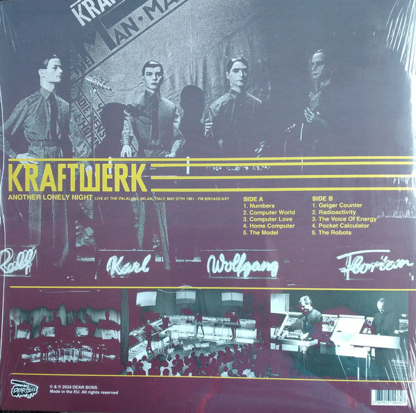 Kraftwerk – Another Lonely Night - Live At The Palalido, Italy, May 27th 1981 - FM Broadcast
