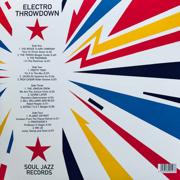 Various – Electro Throwdown (Sci-Fi Inter-Planetary Electro Attack On Planet Earth 1982-89)