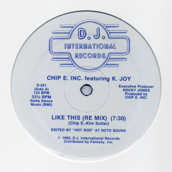 Chip E. Featuring K-Joy-Like This