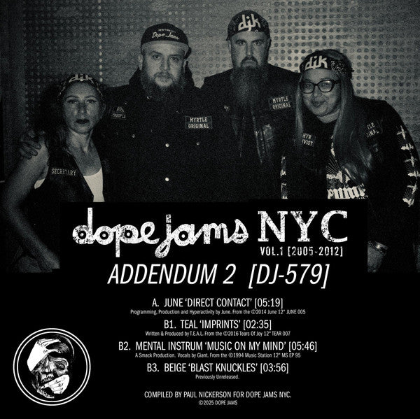 Various-Dope Jams NYC Volume 1 : 2005-2012 - Addendum #2