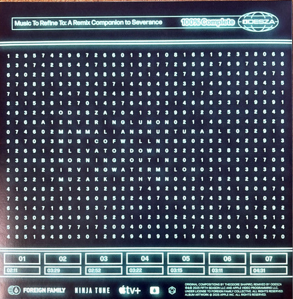 Odesza -Music To Refine To: A Remix Companion to Severance