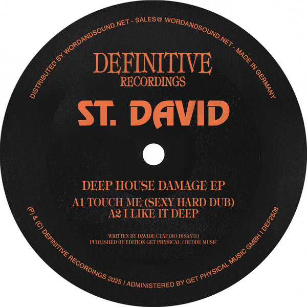 St. David – Deep House Damage EP