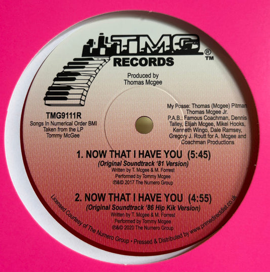 Tommy McGee – Now That I Have You