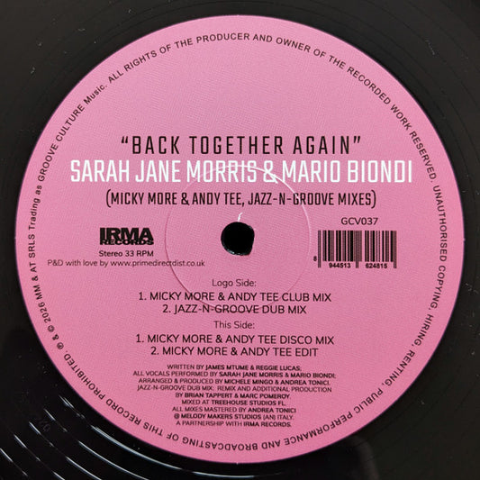 Sarah Jane Morris & Mario Biondi – Back Together Again