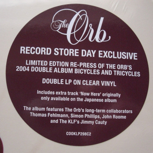 The Orb - Bicycles & Tricycles (Clear Vinyl)