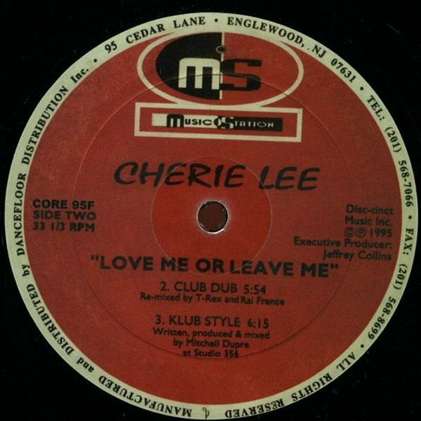 Cherie Lee-Love Me Or Leave Me "The Remixes"