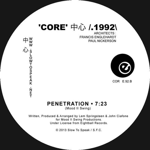 Mood II Swing-'Core' 中心 /.1992\ : I Need Your Luv / Penetration
