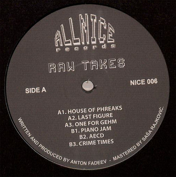 Raw Takes-House Of Phreaks EP
